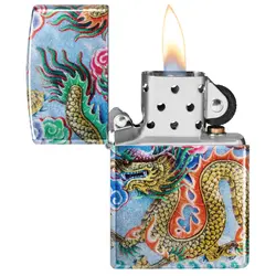 فندک زیپو اصل کد 48575 - Original Zippo Dragon Design | ام زیپ