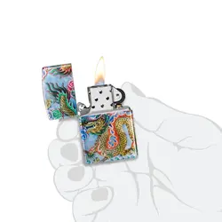 فندک زیپو اصل کد 48575 - Original Zippo Dragon Design | ام زیپ