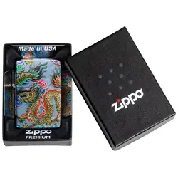 فندک زیپو اصل کد 48575 - Original Zippo Dragon Design | ام زیپ