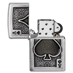 فندک زیپو اصل کد 49637 - Original Zippo Ace Of Spades Emblem | ام زیپ
