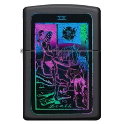فندک زیپو اصل کد 49698 - Black Light Tarot Card Design | ام زیپ