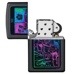 فندک زیپو اصل کد 49698 - Black Light Tarot Card Design | ام زیپ