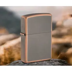 فندک زیپو اصل کد 49839 - Original Zippo Rustic Bronze | ام زیپ