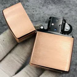 فندک زیپو اصل کد 48107 - Original Zippo Copper With Black Insert | ام زیپ