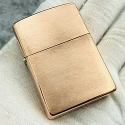 فندک زیپو اصل کد 48107 - Original Zippo Copper With Black Insert | ام زیپ