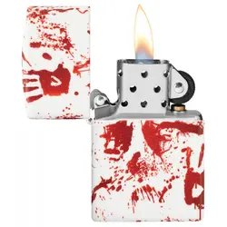 فندک زیپو اصل کد 49808 - Zippo Bloody Hand Design | ام زیپ