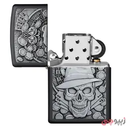 فندک زیپو اصل کد 49183 - Zippo Gambling Skull | ام زیپ