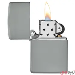 فندک زیپو اصل کد 49452 - Original Zippo Flat Grey | ام زیپ