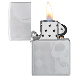 فندک زیپو اصل کد 48208 - Original Zippo Skull Design | ام زیپ