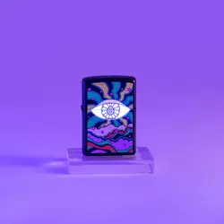 فندک زیپو اصل کد 49699 - Original Zippo Black Light Eye Design | ام زیپ