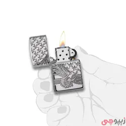 فندک زیپو اصل کد 49027 - Original Zippo Patriotic Design | ام زیپ