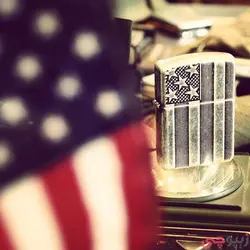 زیپو اصل کد 28974 - Zippo lighter 28974 US FLAG | ام زیپ