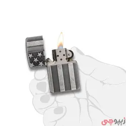 زیپو اصل کد 28974 - Zippo lighter 28974 US FLAG | ام زیپ