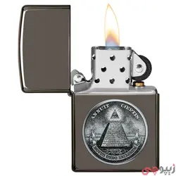 فندک زیپو اصل کد 49395 - Original Zippo Dollar Design | ام زیپ