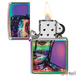 فندک زیپو اصل کد 49136 - Original Zippo Bright Buddha Design | ام زیپ