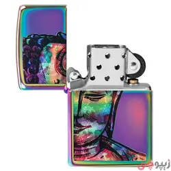 فندک زیپو اصل کد 49136 - Original Zippo Bright Buddha Design | ام زیپ