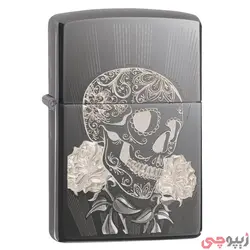 فندک زیپو اصل کد 29883 - Zippo Fancy Skull Design | ام زیپ