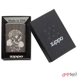 فندک زیپو اصل کد 29883 - Zippo Fancy Skull Design | ام زیپ