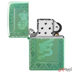 فندک زیپو اصل کد 49054 - Original Zippo Elegant Dragon Design | ام زیپ