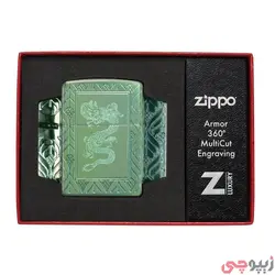 فندک زیپو اصل کد 49054 - Original Zippo Elegant Dragon Design | ام زیپ