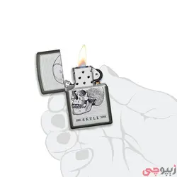 فندک زیپو اصل کد 49602 - Original Zippo Skull Design | ام زیپ