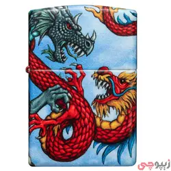فندک زیپو اصل کد 49354 - Original Zippo Dragon Design | ام زیپ