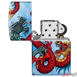 فندک زیپو اصل کد 49354 - Original Zippo Dragon Design | ام زیپ