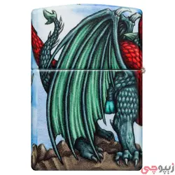 فندک زیپو اصل کد 49354 - Original Zippo Dragon Design | ام زیپ