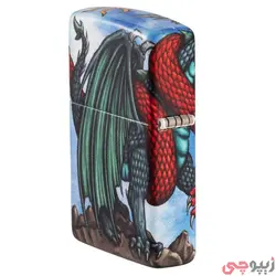 فندک زیپو اصل کد 49354 - Original Zippo Dragon Design | ام زیپ