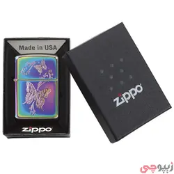 فندک زیپو اصل کد 28442 - Original Zippo Butterflies | ام زیپ