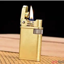 فندک بنزینی چیف درب اتوماتیک طلایی - Chief Lighter | ام زیپ