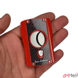 کاتر سیگار برگ تونینو لامورگینی مدل TNF003001 | قرمز مشکی | ام زیپ