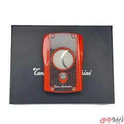 کاتر سیگار برگ تونینو لامورگینی مدل TNF003001 | قرمز مشکی | ام زیپ
