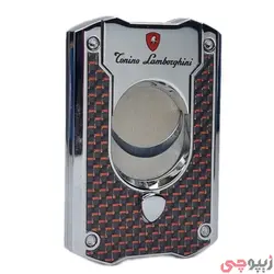 کاتر سیگار برگ تونینو لامورگینی مدل TNF002021 | نقره ای مشکی | ام زیپ