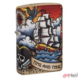 فندک زیپو اصل کد 49532 - Nautical Tatto Design | ام زیپ