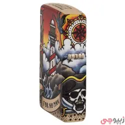 فندک زیپو اصل کد 49532 - Nautical Tatto Design | ام زیپ