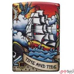 فندک زیپو اصل کد 49532 - Nautical Tatto Design | ام زیپ