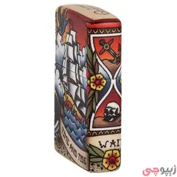 فندک زیپو اصل کد 49532 - Nautical Tatto Design | ام زیپ