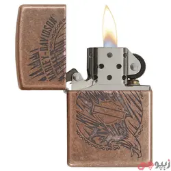 فندک زیپو اصل کد 29664 - Zippo Harley Davidson | ام زیپ