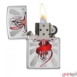 زیپو اصل کد 28526 - Original Zippo Cross With Wings | ام زیپ