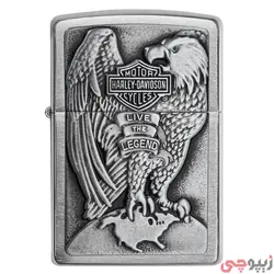 فندک زیپو اصل کد 200HD H231 Made Usa Eagl | ام زیپ