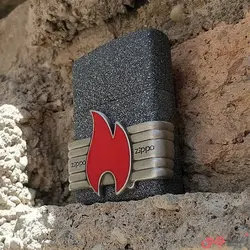 زیپو اصل کد 29663 - Zippo Red Vintage Wrap | ام زیپ