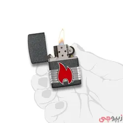 زیپو اصل کد 29663 - Zippo Red Vintage Wrap | ام زیپ