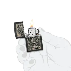فندک زیو اصل کد 48616 - Original Zippo Gory Tattoo Design | ام زیپ