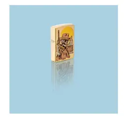 فندک زیپو اصل کد 48519 - Original Zippo CowBoy Skull Design | ام زیپ
