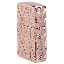 فندک زیپو اصل کد 49702 - Original Zippo Geometric Diamond Pattern | ام زیپ