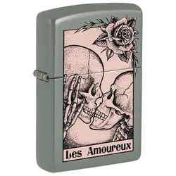 فندک زیپو اصل کد 48594 - Original Zippo Death Kiss Design | ام زیپ