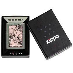 فندک زیپو اصل کد 48594 - Original Zippo Death Kiss Design | ام زیپ