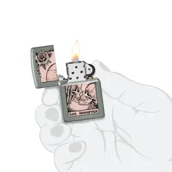 فندک زیپو اصل کد 48594 - Original Zippo Death Kiss Design | ام زیپ