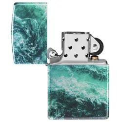 فندک زیپو اصل کد 48621 - Original Zippo Rogue Wave Design | ام زیپ